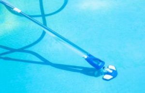 Pool Vacuum At the Bottom Cleaning